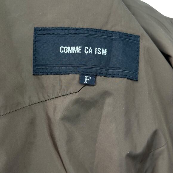 Comme Ca Ism Houndstooth Lightweight Jacket SZ OS Women's Brown Relax Classic - Picture 10 of 13